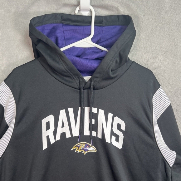 NWT Baltimore Ravens Nike Sideline Therma-Fit Pullover Hoodie - Picture 3 of 6